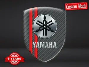 Yamaha Pegatinas 3D Gel Carreras Tuning Logo Premium